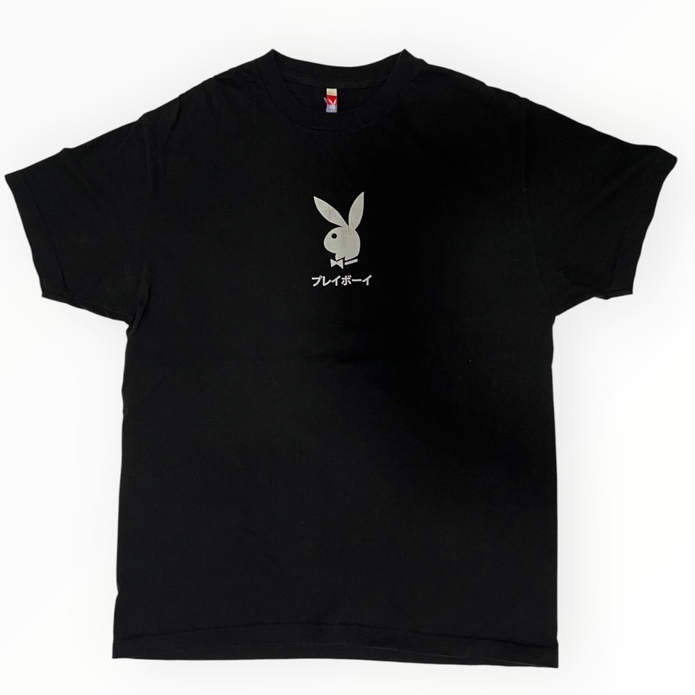 Playboy Club Tokyo Japan Graphic T-Shirt Black Ace of Spades Bunny Large 2021